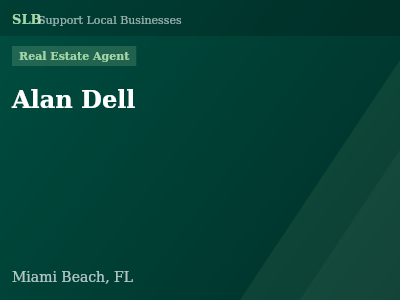 Alan Dell — Real Estate Agent in Miami Beach, FL
