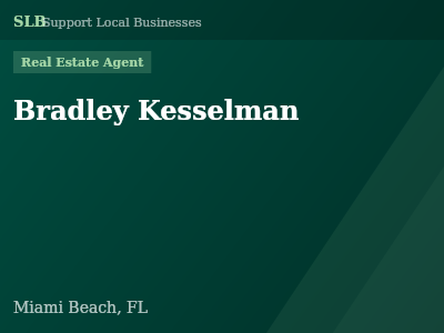 Bradley Kesselman — Real Estate Agent in Miami Beach, FL