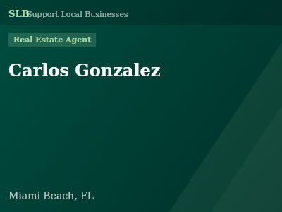 Carlos Gonzalez — Real Estate Agent in Miami Beach, FL