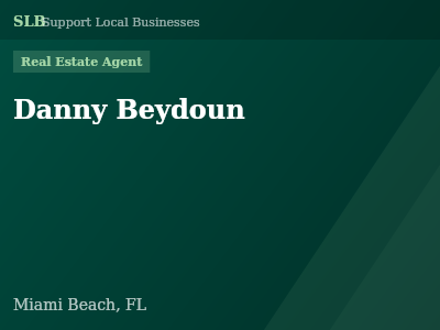 Danny Beydoun — Real Estate Agent in Miami Beach, FL