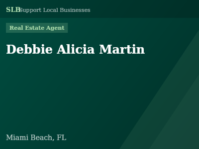 Debbie Alicia Martin — Real Estate Agent in Miami Beach, FL
