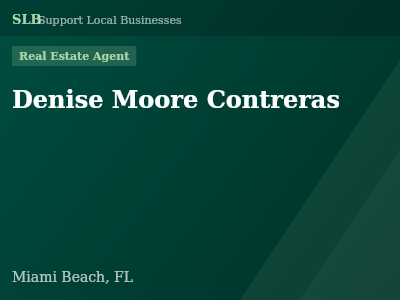 Denise Moore Contreras — Real Estate Agent in Miami Beach, FL
