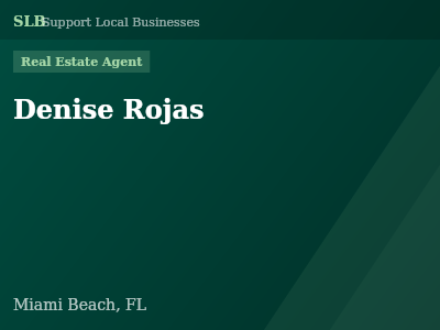 Denise Rojas — Real Estate Agent in Miami Beach, FL