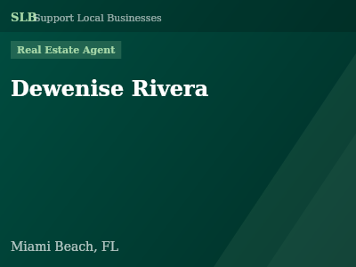 Dewenise Rivera — Real Estate Agent in Miami Beach, FL