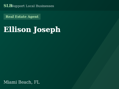 Ellison Joseph — Real Estate Agent in Miami Beach, FL