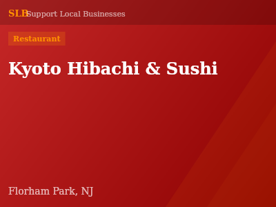 Kyoto Hibachi & Sushi — Restaurant in Florham Park, NJ