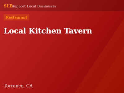 Local Kitchen Tavern — Restaurant in Torrance, CA