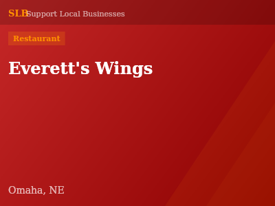 Everett's Wings — Restaurant in Omaha, NE