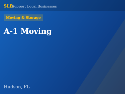 A-1 Moving — Moving & Storage in Hudson, FL