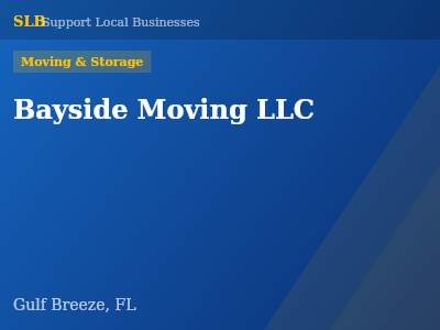 Bayside Moving LLC — Moving & Storage in Gulf Breeze, FL