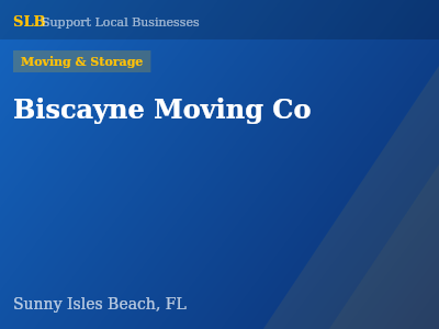 Biscayne Moving Co — Moving & Storage in Sunny Isles Beach, FL