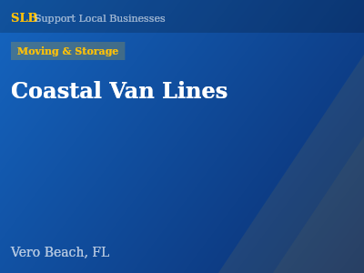 Coastal Van Lines — Moving & Storage in Vero Beach, FL