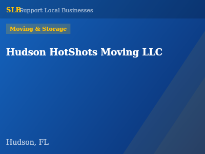 Hudson HotShots Moving LLC — Moving & Storage in Hudson, FL