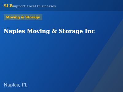 Naples Moving & Storage Inc — Moving & Storage in Naples, FL