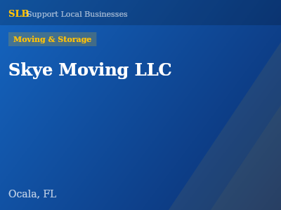 Skye Moving LLC — Moving & Storage in Ocala, FL