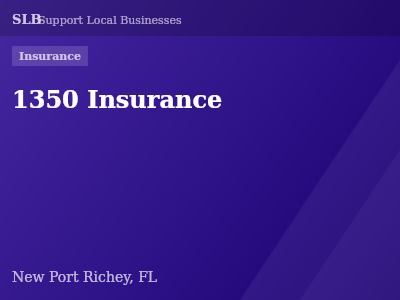 1350 Insurance — Insurance in New Port Richey, FL