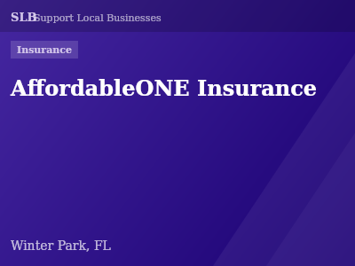 AffordableONE Insurance — Insurance in Winter Park, FL