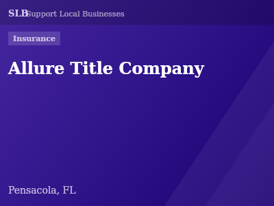 Allure Title Company — Insurance in Pensacola, FL