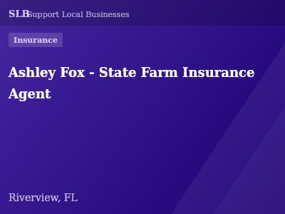Ashley Fox - State Farm Insurance Agent — Insurance in Riverview, FL