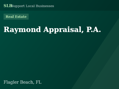 Raymond Appraisal, P.A. — Real Estate in Flagler Beach, FL