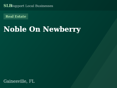 Noble On Newberry — Real Estate in Gainesville, FL