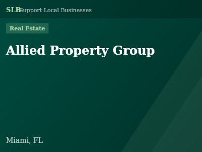 Allied Property Group — Real Estate in Miami, FL
