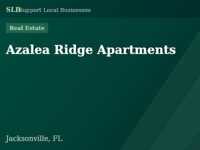 Azalea Ridge Apartments — Real Estate in Jacksonville, FL