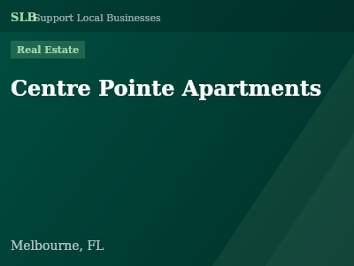 Centre Pointe Apartments — Real Estate in Melbourne, FL