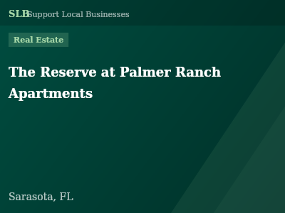 The Reserve at Palmer Ranch Apartments — Real Estate in Sarasota, FL