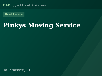 Pinkys Moving Service — Real Estate in Tallahassee, FL