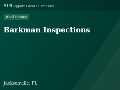 Barkman Inspections — Real Estate in Jacksonville, FL