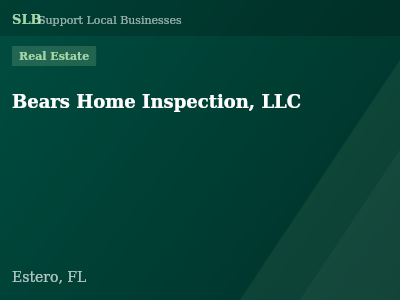 Bears Home Inspection, LLC — Real Estate in Estero, FL