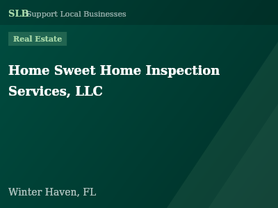 Home Sweet Home Inspection Services, LLC — Real Estate in Winter Haven, FL