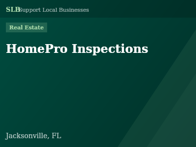 HomePro Inspections — Real Estate in Jacksonville, FL