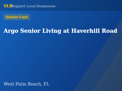 Argo Senior Living at Haverhill Road — Senior Care in West Palm Beach, FL