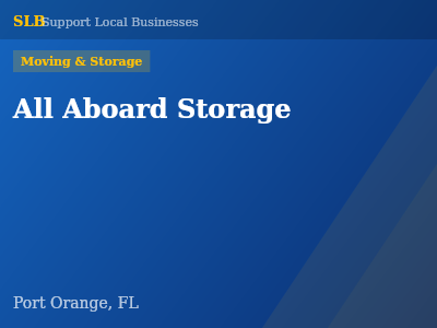 All Aboard Storage — Moving & Storage in Port Orange, FL