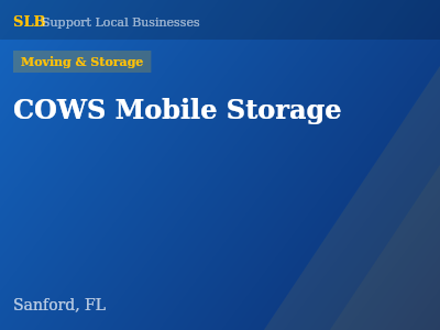 COWS Mobile Storage — Moving & Storage in Sanford, FL