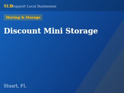 Discount Mini Storage — Moving & Storage in Stuart, FL