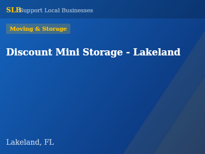 Discount Mini Storage - Lakeland — Moving & Storage in Lakeland, FL
