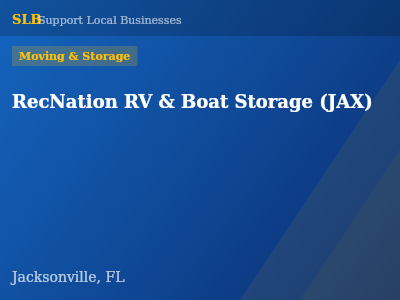 RecNation RV & Boat Storage (JAX) — Moving & Storage in Jacksonville, FL