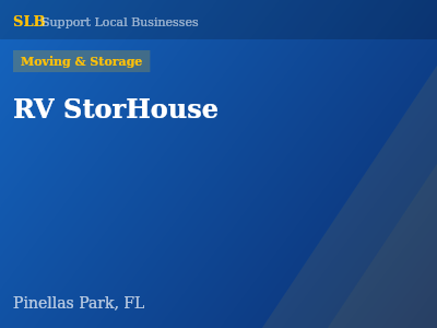 RV StorHouse — Moving & Storage in Pinellas Park, FL