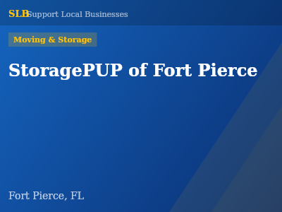 StoragePUP of Fort Pierce — Moving & Storage in Fort Pierce, FL