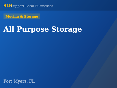All Purpose Storage — Moving & Storage in Fort Myers, FL