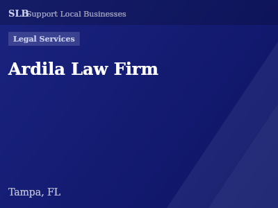 Ardila Law Firm — Legal Services in Tampa, FL