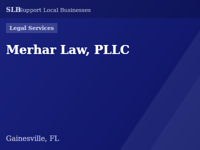 Merhar Law, PLLC — Legal Services in Gainesville, FL