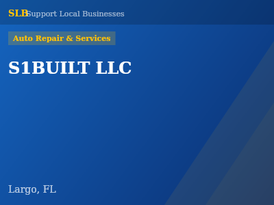 S1BUILT LLC — Auto Repair & Services in Largo, FL
