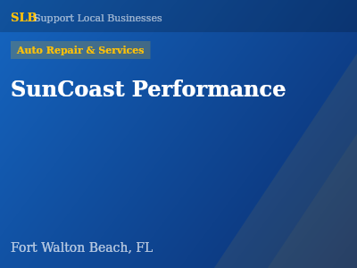 SunCoast Performance — Auto Repair & Services in Fort Walton Beach, FL