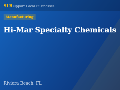 Hi-Mar Specialty Chemicals — Manufacturing in Riviera Beach, FL