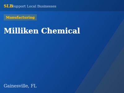 Milliken Chemical — Manufacturing in Gainesville, FL