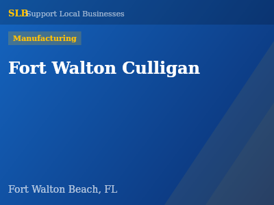 Fort Walton Culligan — Manufacturing in Fort Walton Beach, FL